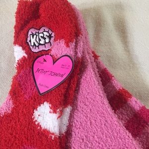 Betsey Johnson cozy socks, NWT
